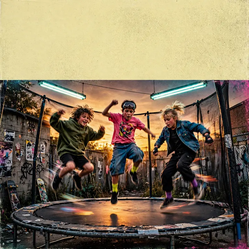 Trampoline Dusk
