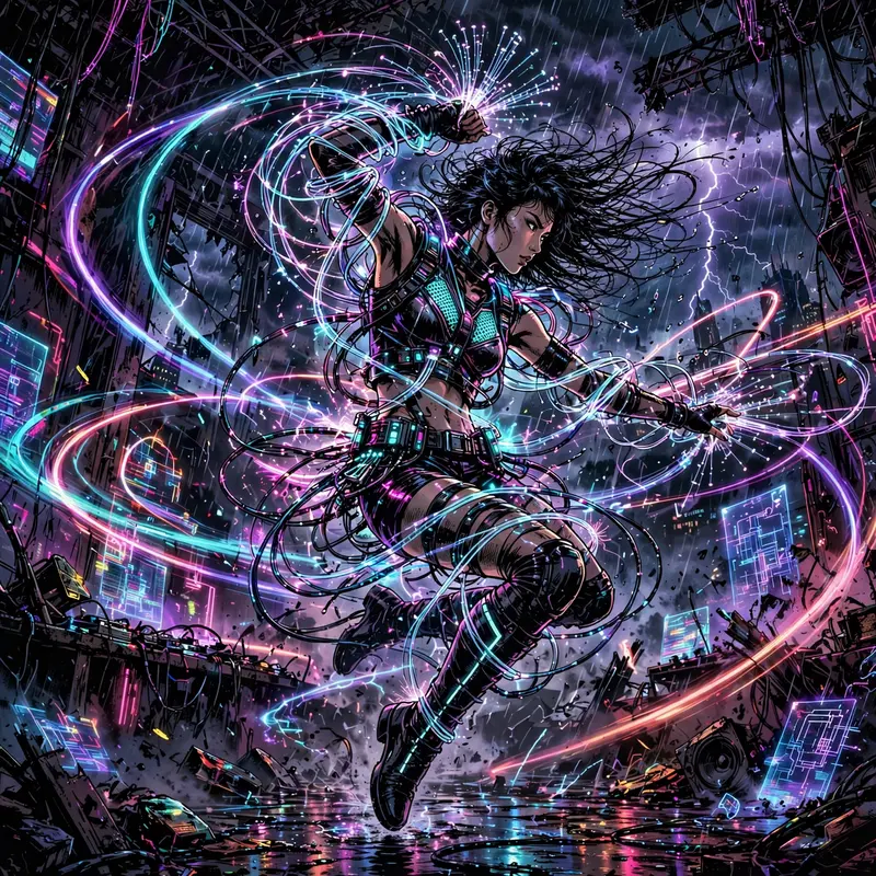 Neon Tide Harbor