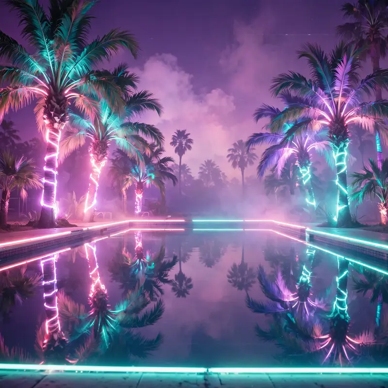 Neon Palm Resort