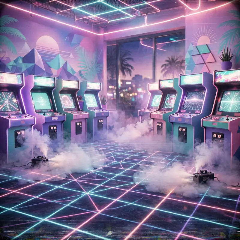Laser Rain Arcade