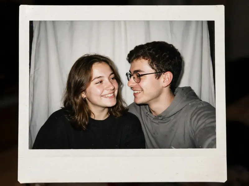 Cute Candid Couple Pose