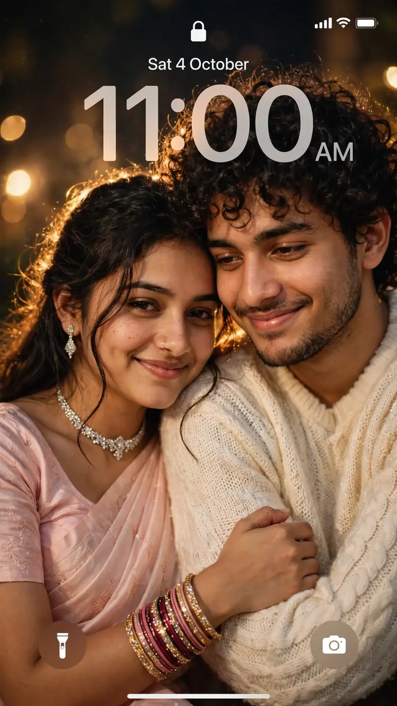 Romantic Couple Lock Screen