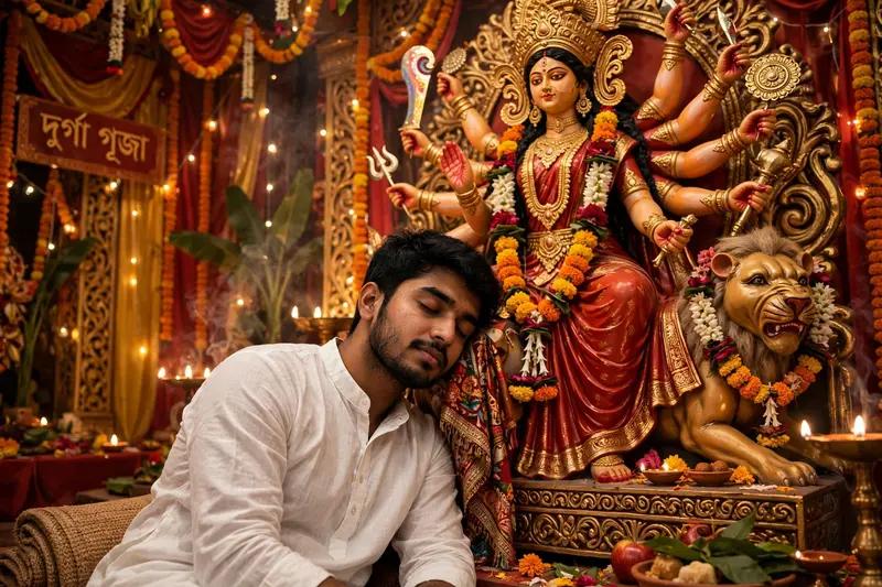 Navratri Devotional Portrait