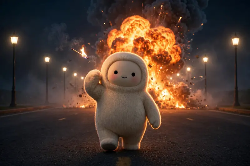 Walking Blast Explosion Video