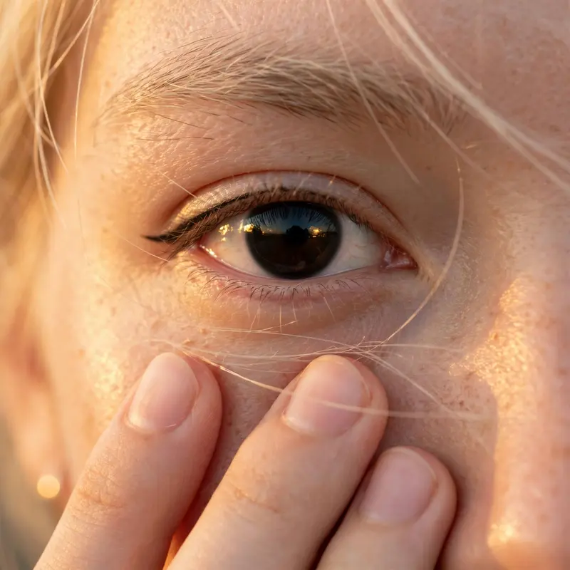 Single Eye Macro Close-Up