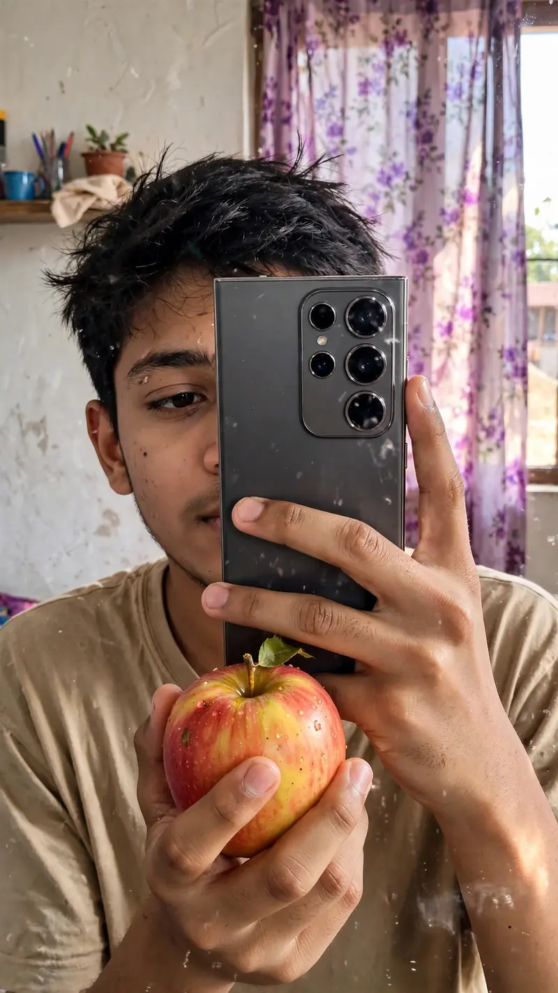 Apple Phone Mirror Selfie