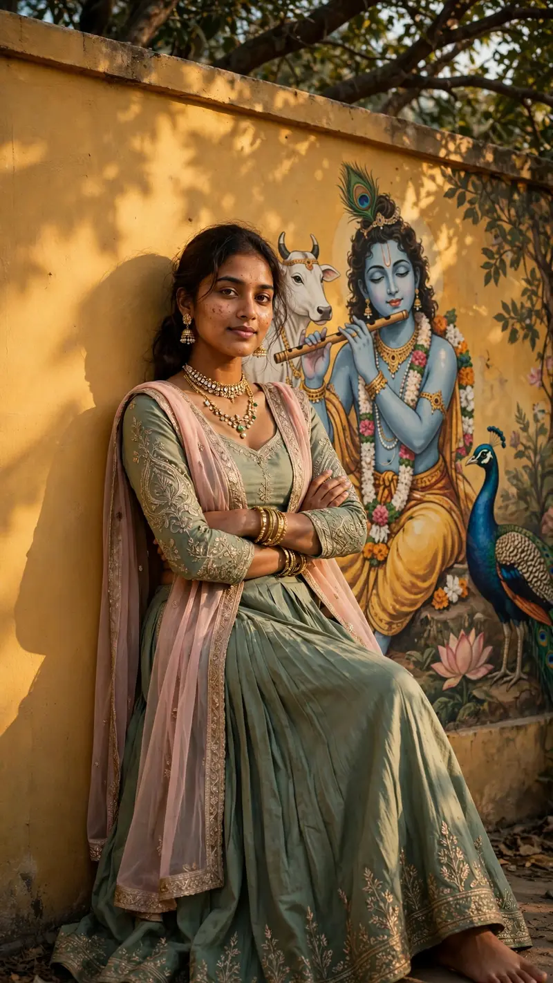 Radha Rani Lehenga Portrait