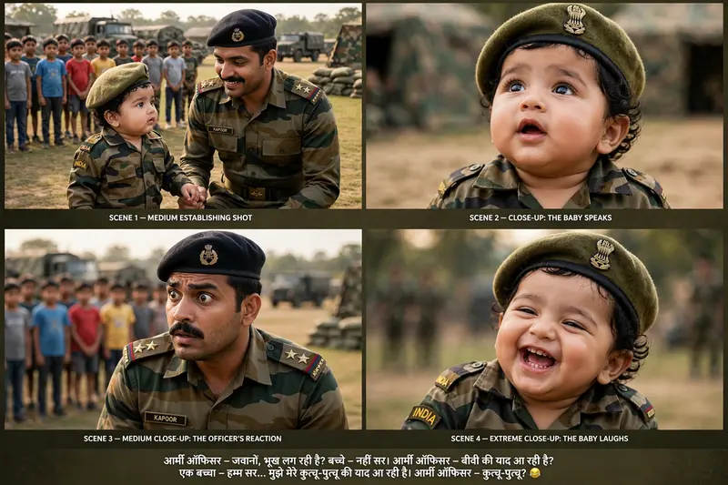 Baby Army Comedy Video