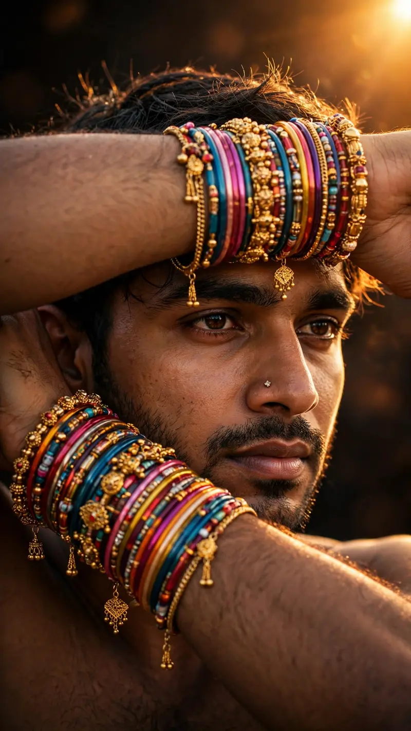 Bangles Close-Up Portrait