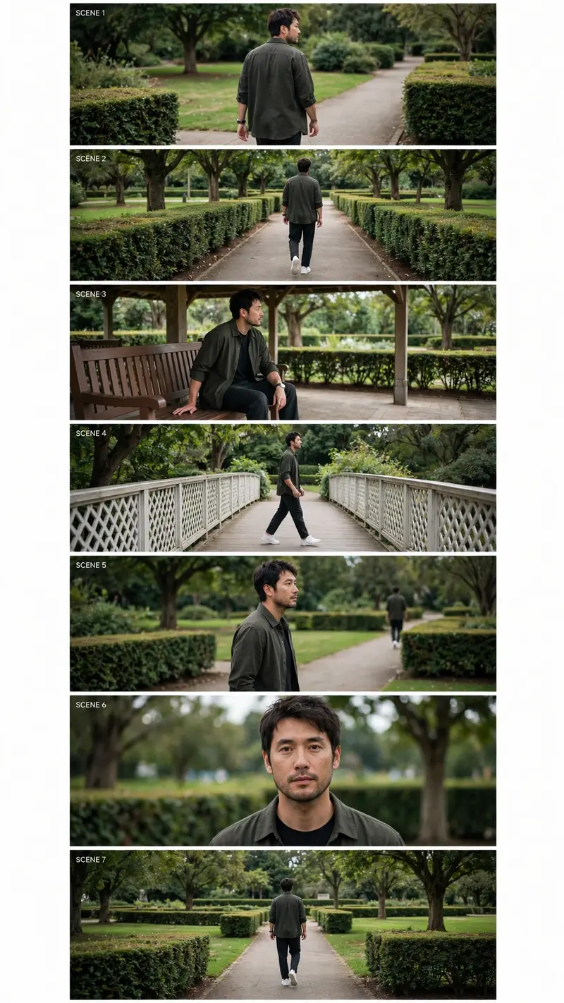 Cinematic Garden Walk Video