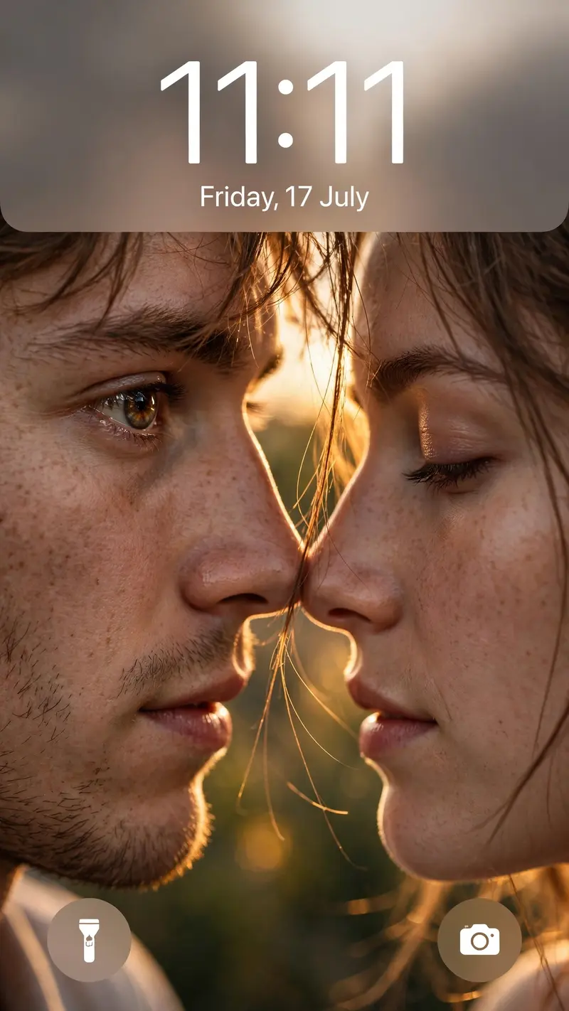 Couple Eyes Lock Screen