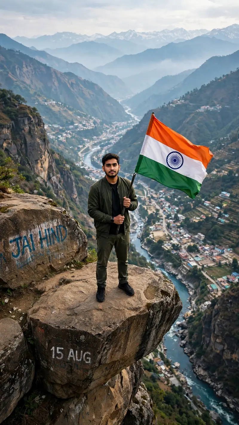 Independence Day Drone Flag Video