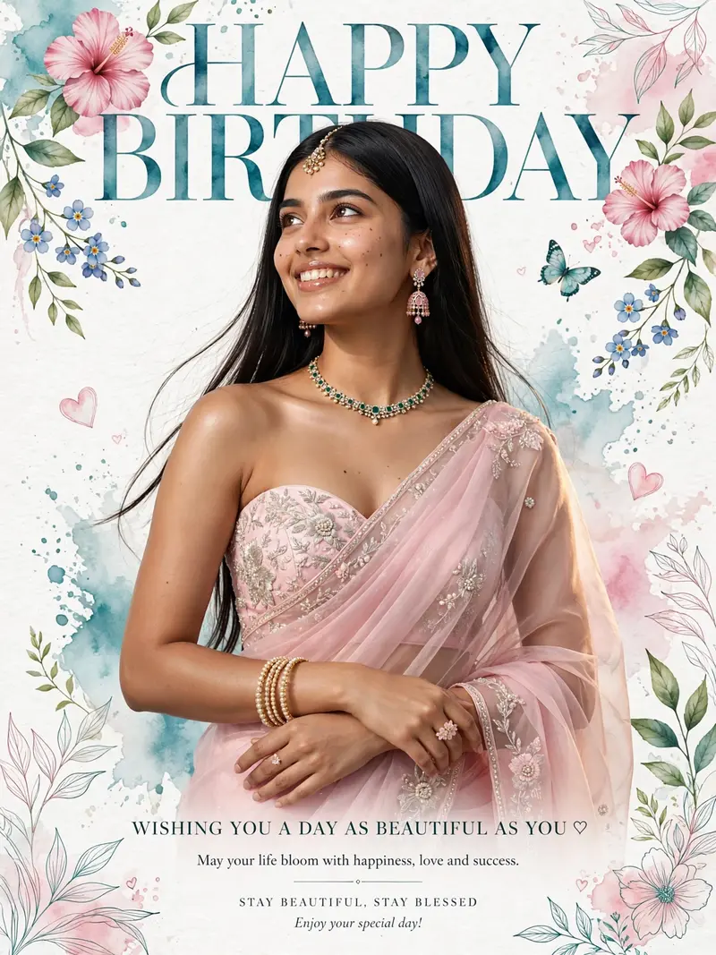Luxury Birthday Magazine Cover
