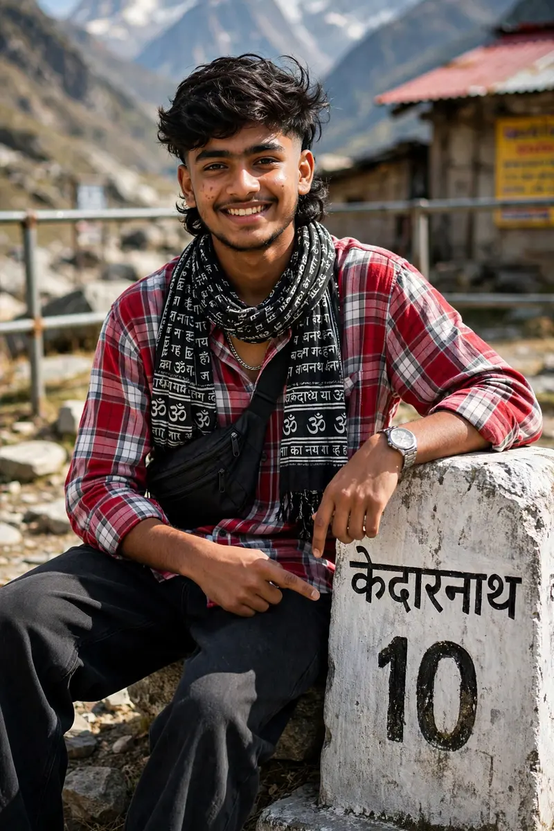 Kedarnath Milestone Portrait