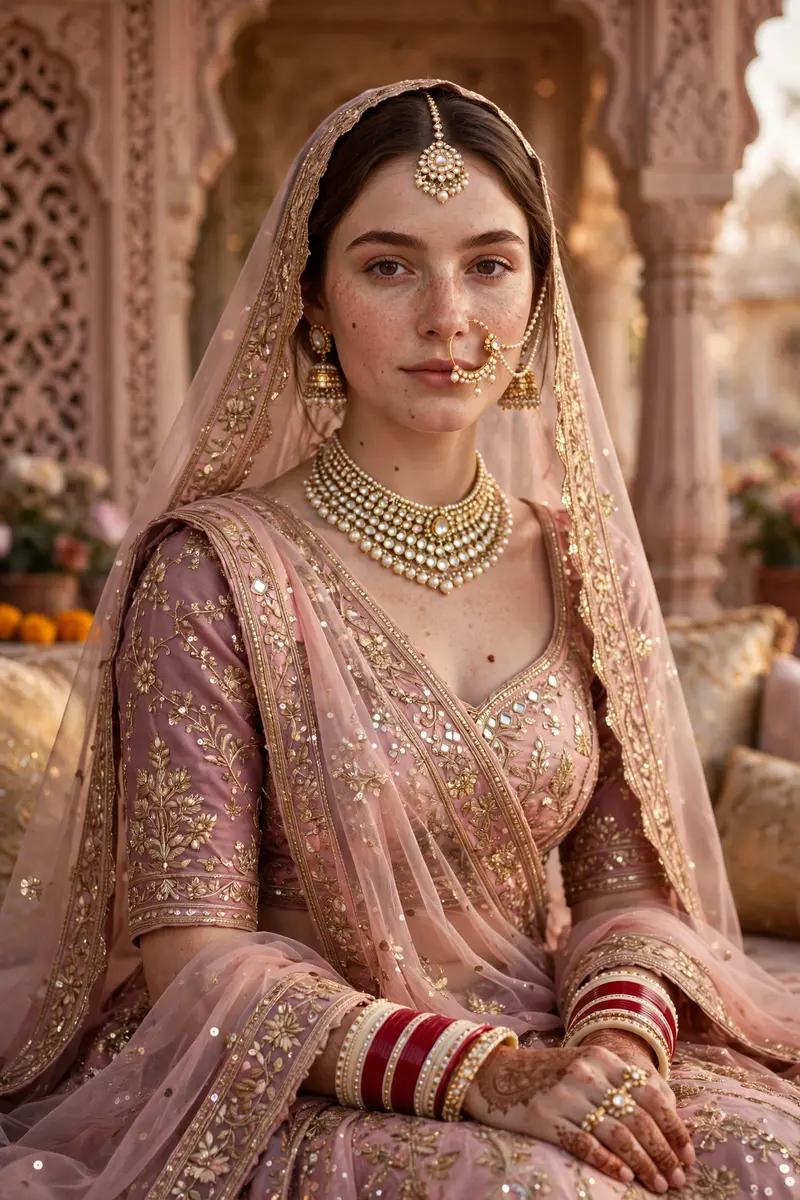 Rajasthani Bridal Poshak Portrait