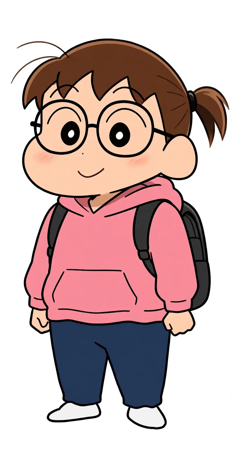 Shin-Chan Style Character Portrait