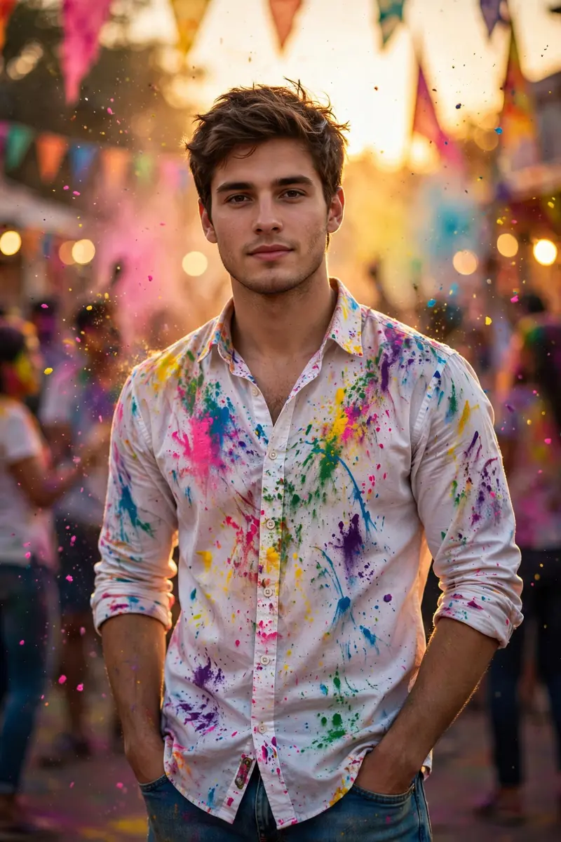 Holi Royal Portrait For Boys