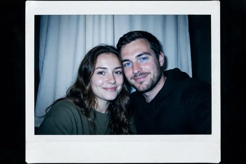 Concert Couple Polaroid Edit
