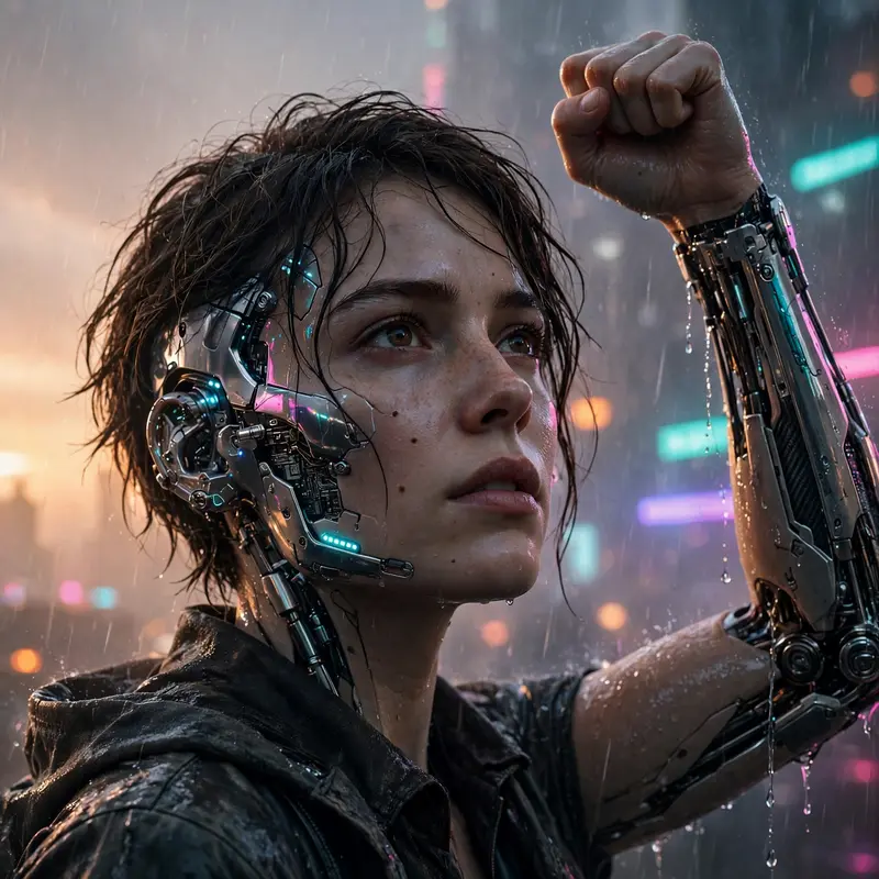 Neon Dystopia Rising