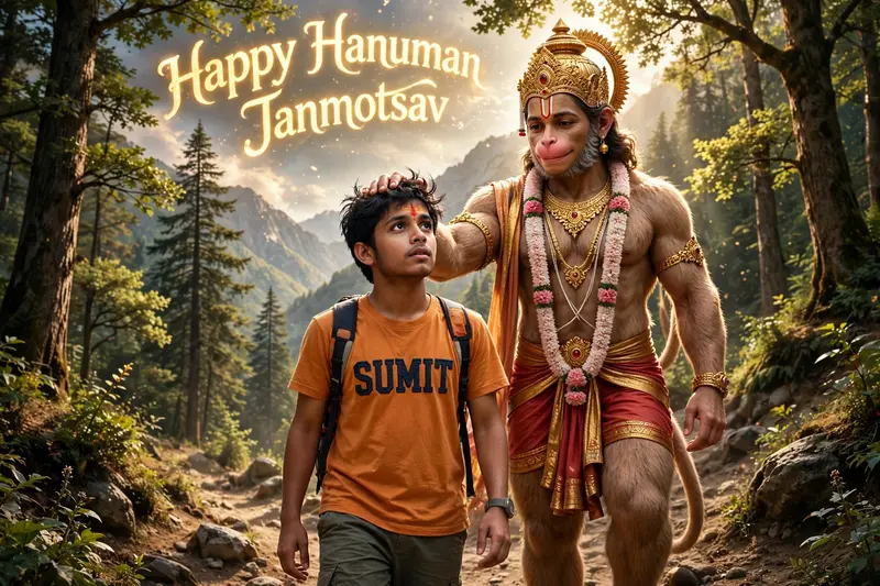 Hanuman Mountain Trail Portrait