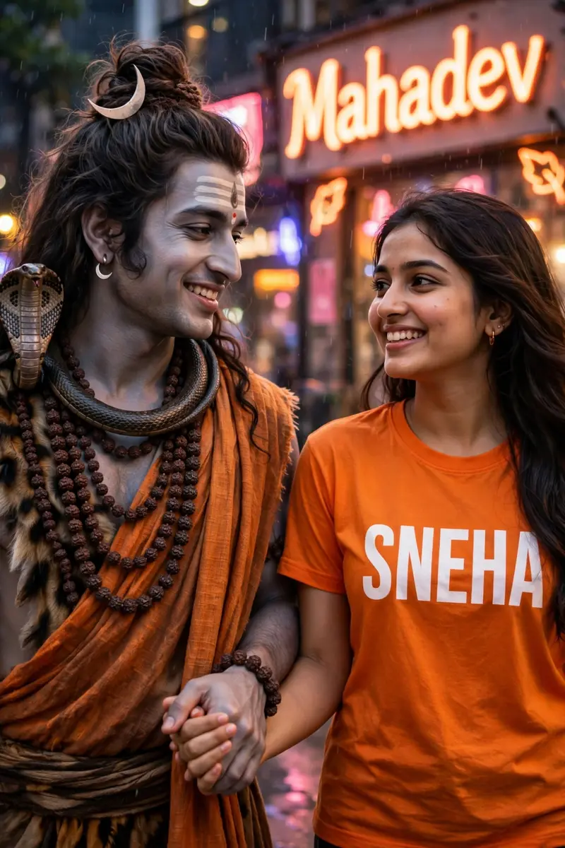 Mahadev Hand Holding Portrait