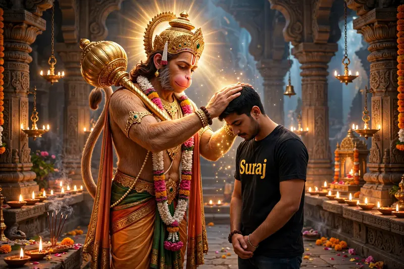 Hanuman Blessing Portrait