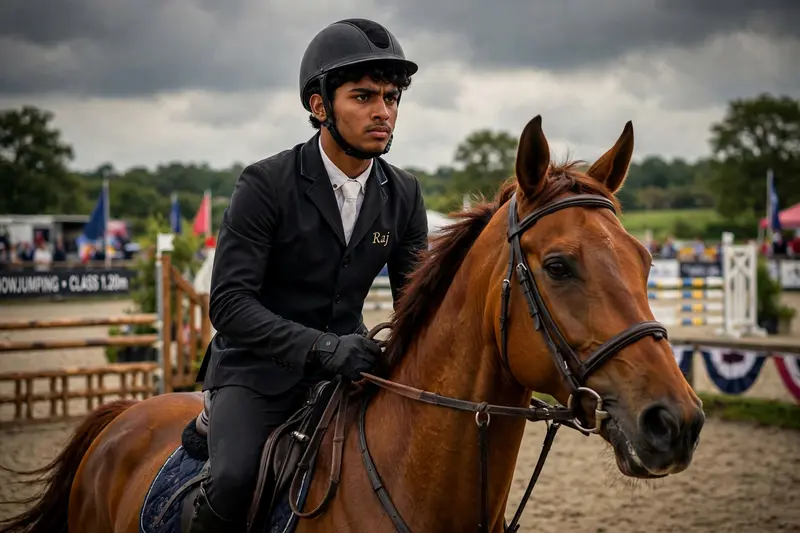 Showjumping Competition Portrait