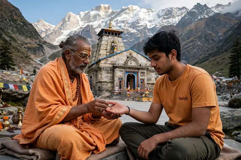 Palm Reading Pandit Portrait