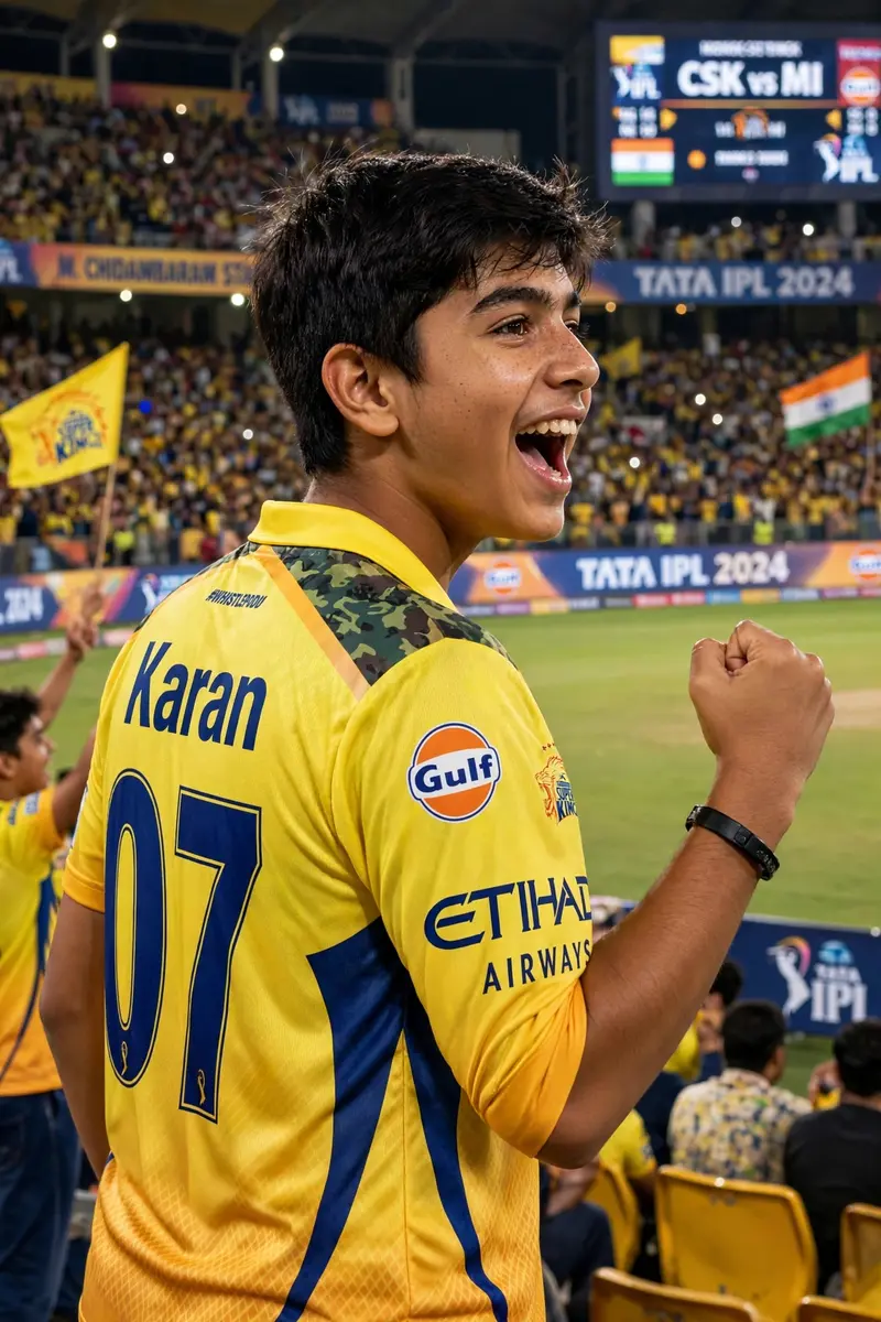 3D CSK Stadium Fan Portrait
