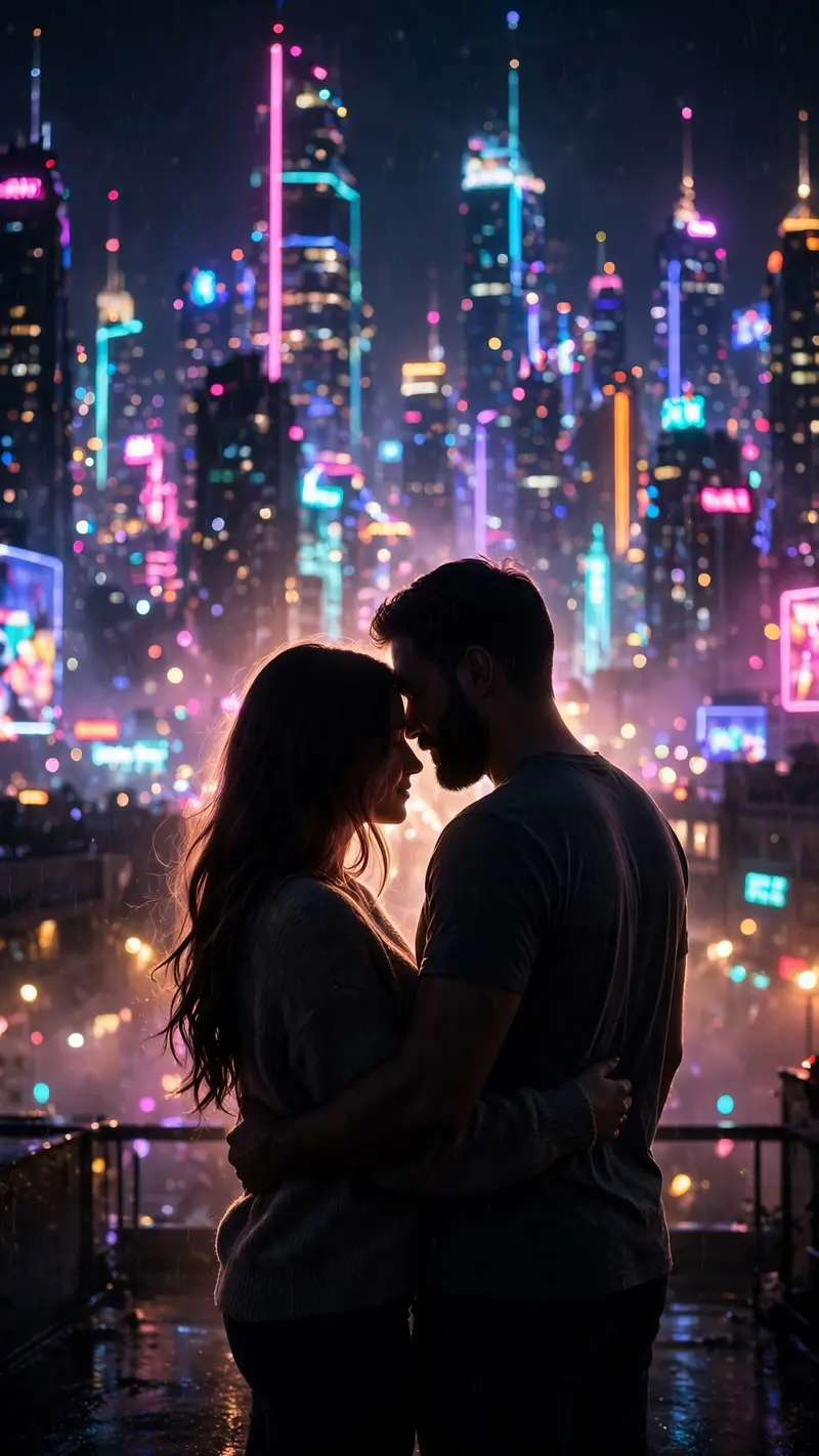 City Light Silhouette
