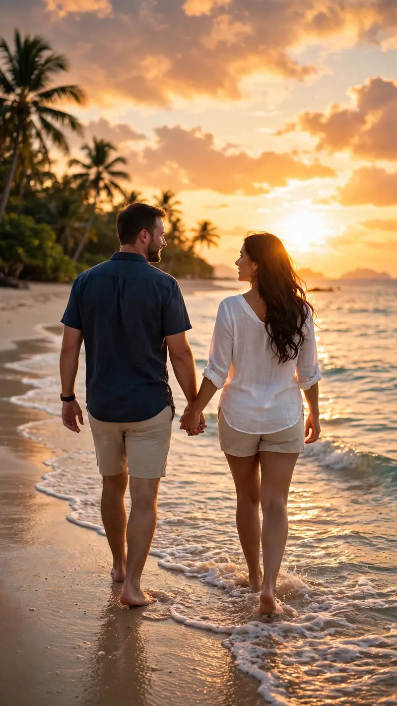 Sunset Beach Walk