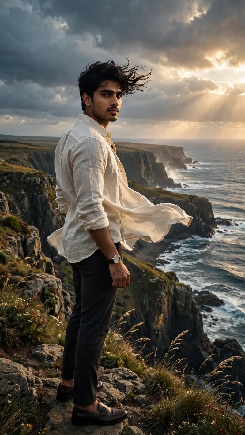 Coastal Cliff Portrait
