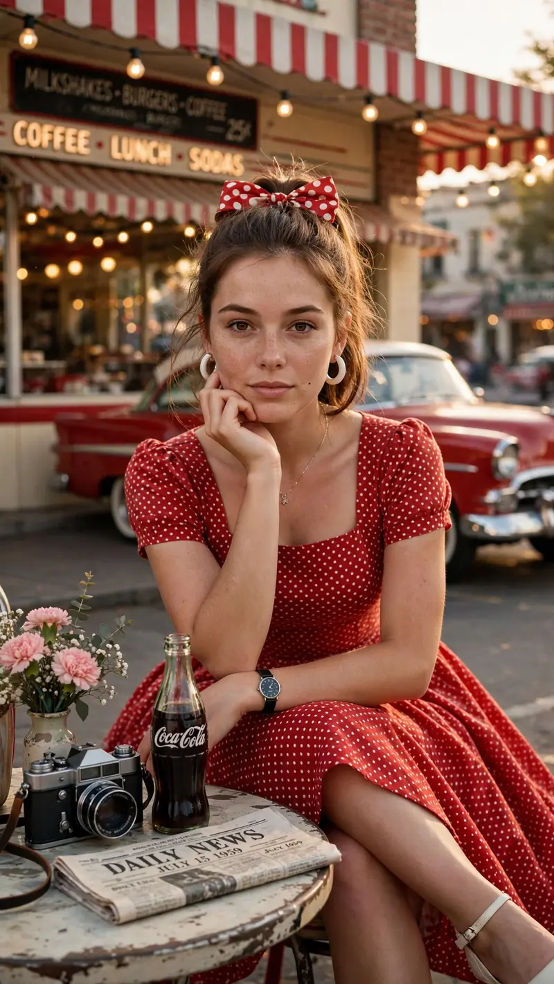 Vintage 1950s Portrait Look