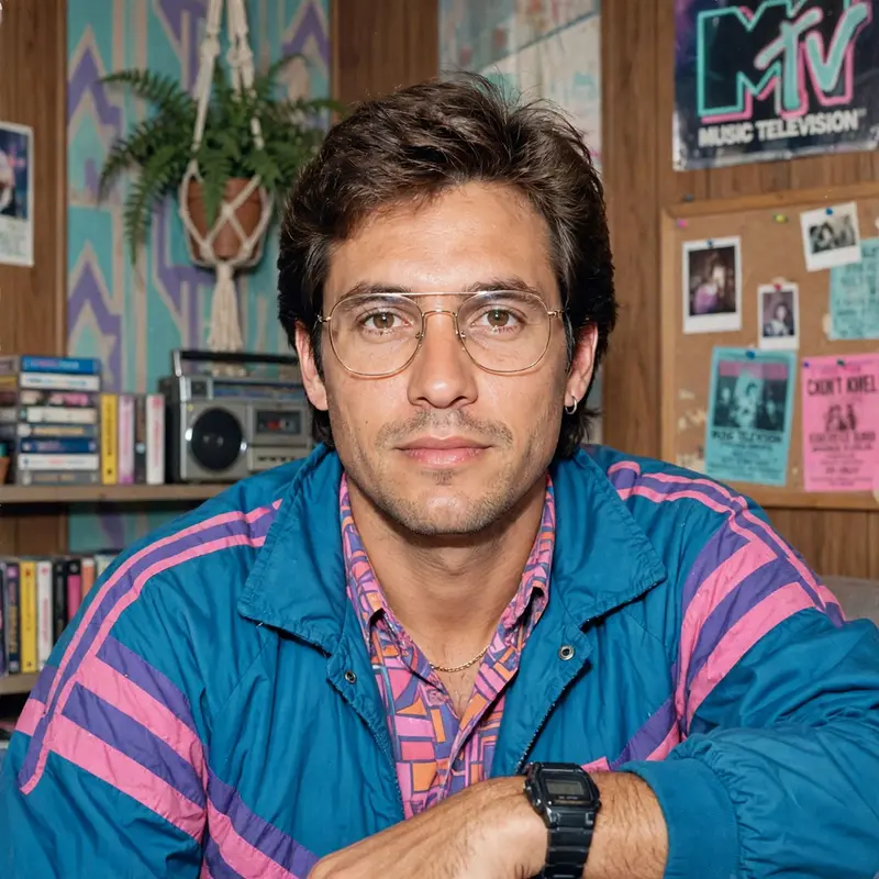 Mid-1980s Styling Portrait