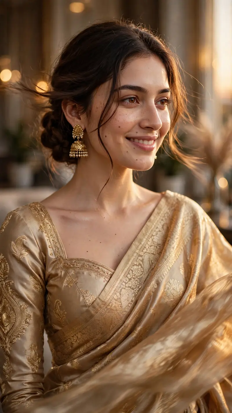 Blurry Saree