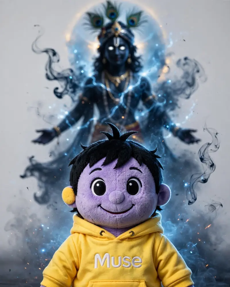 Lord Krishan Cinematic Photo Portrait