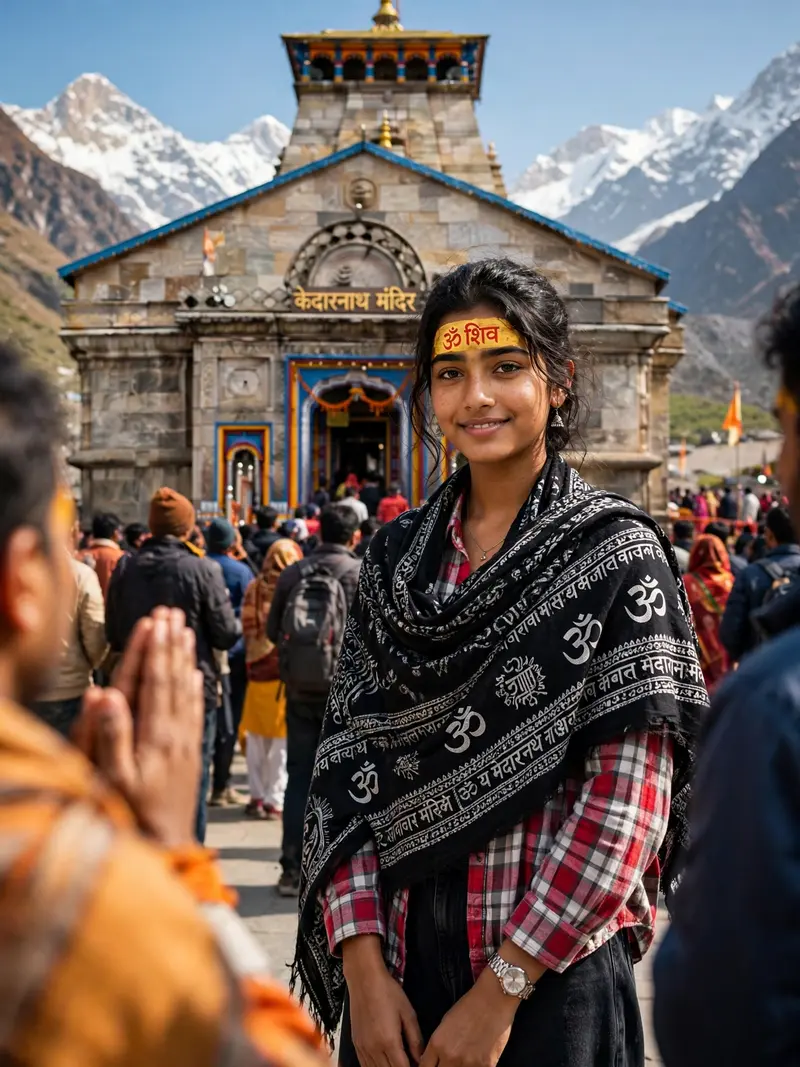 Kedarnath Trip Photoshoot for Girls