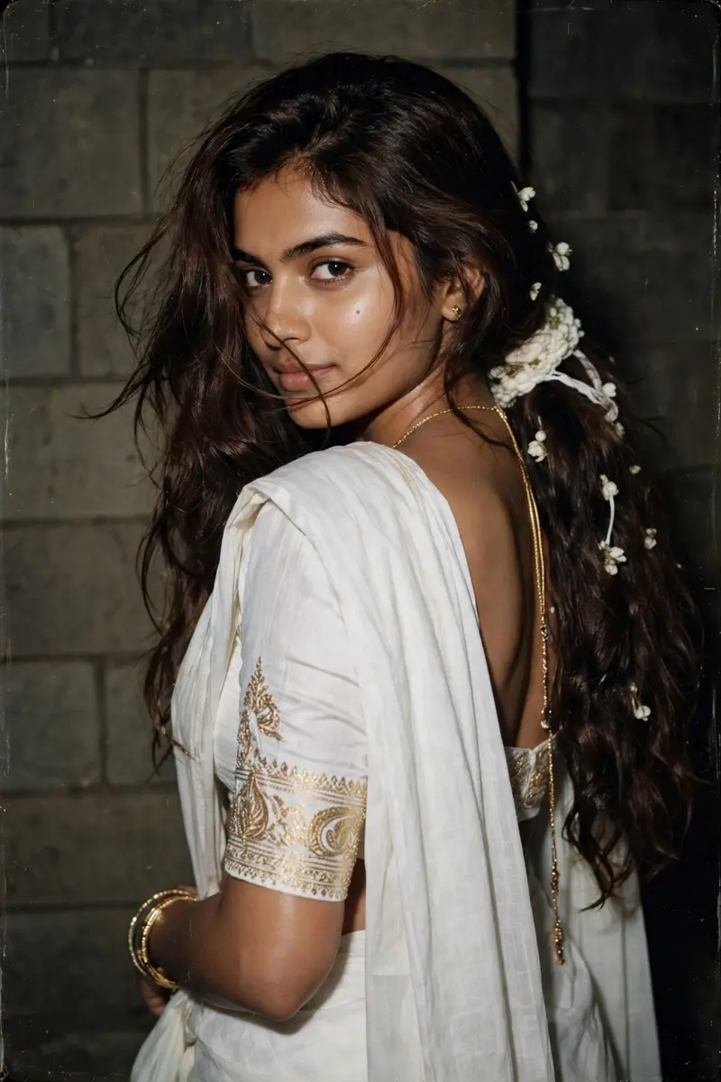 Rajasthani Poshak and South India Saree