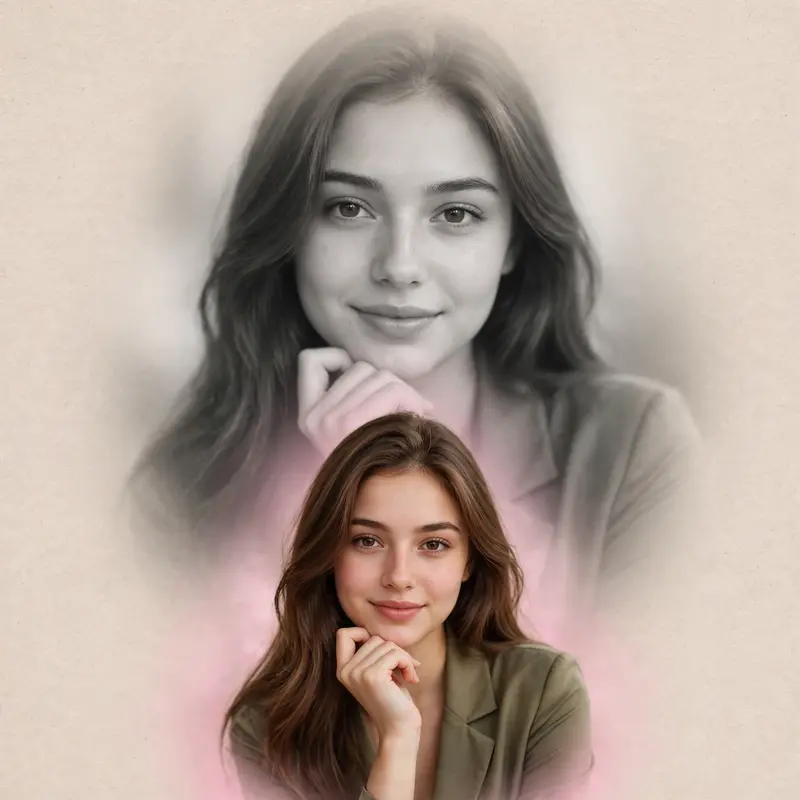 Stylish Dual Portrait Profile Image