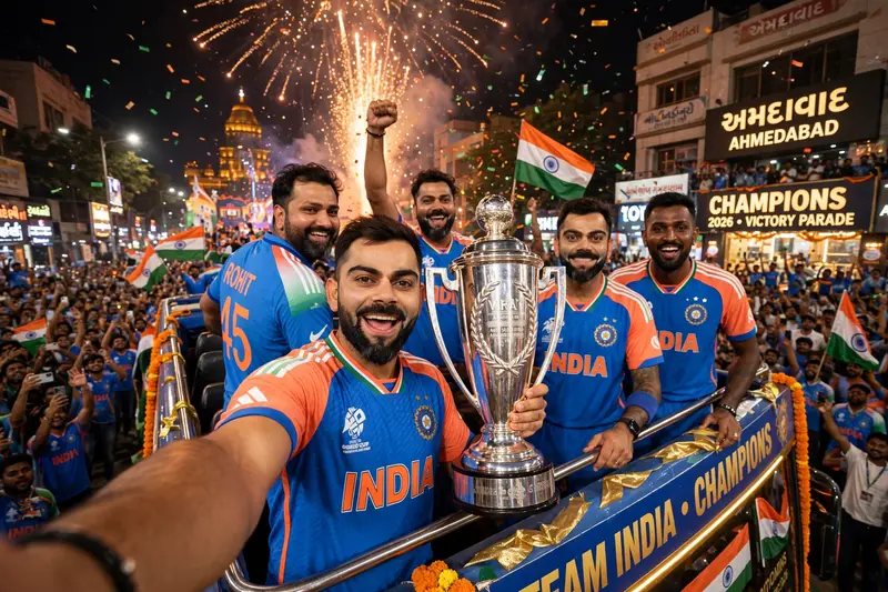 India World Cup Winning Celebration