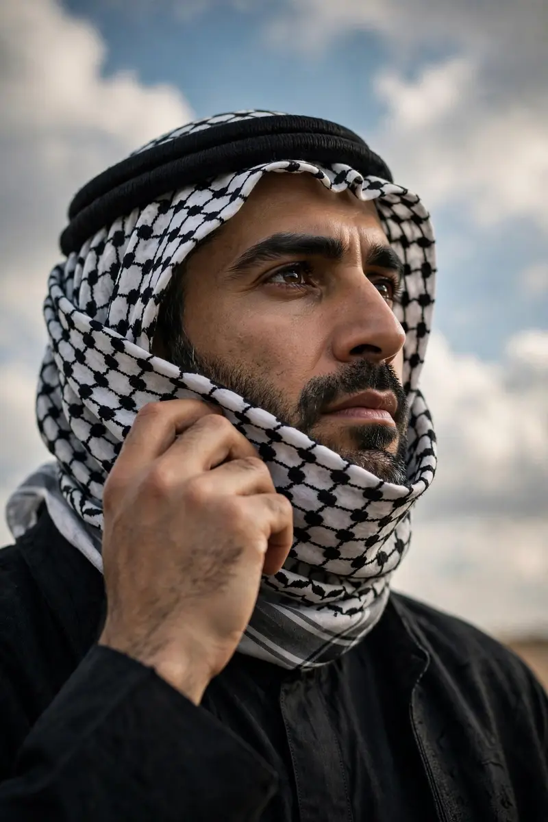 Afghani Keffiyeh Portrait