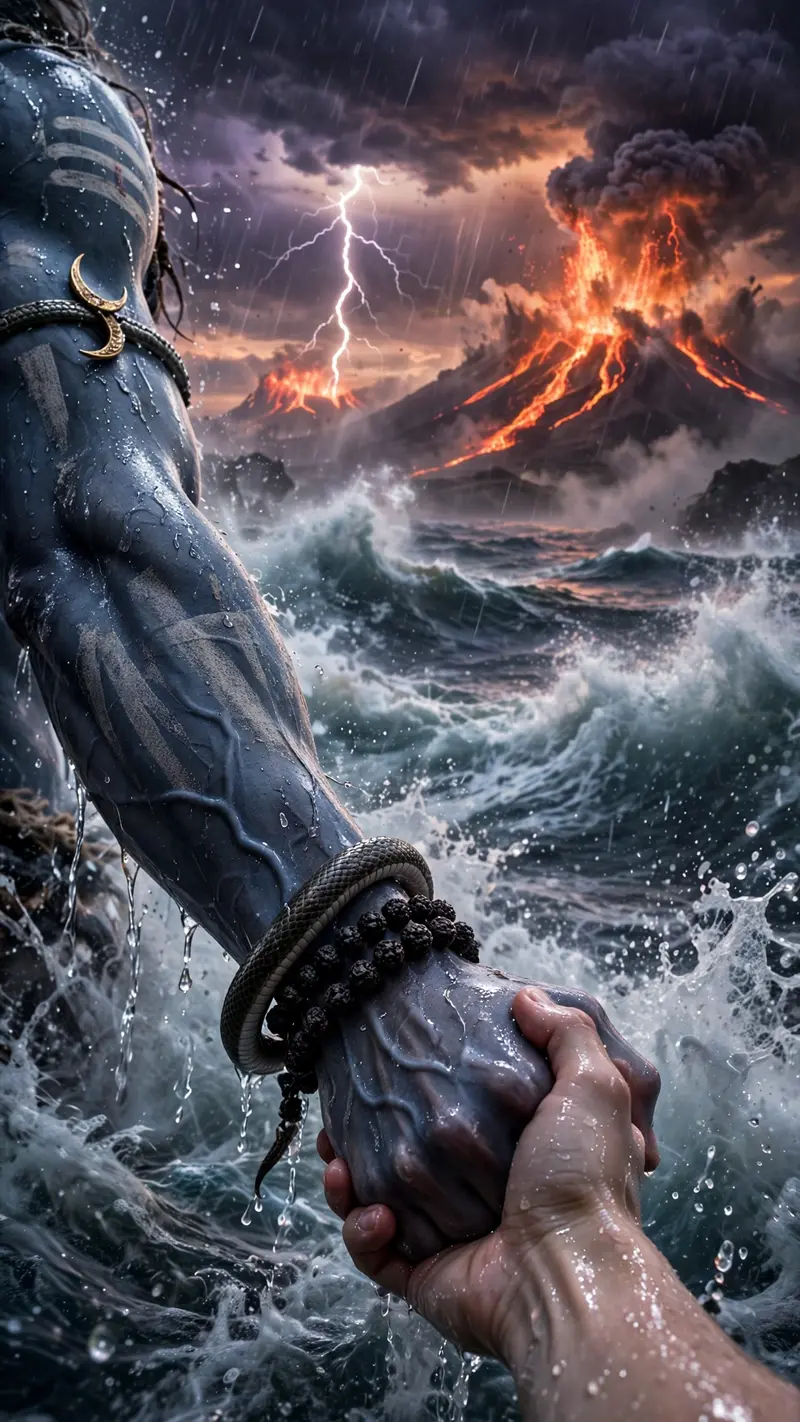 Mythological Scene from a First-Person POV