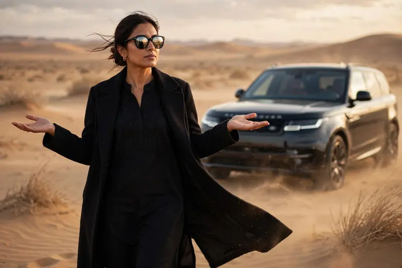 Desert All-Black Outfit