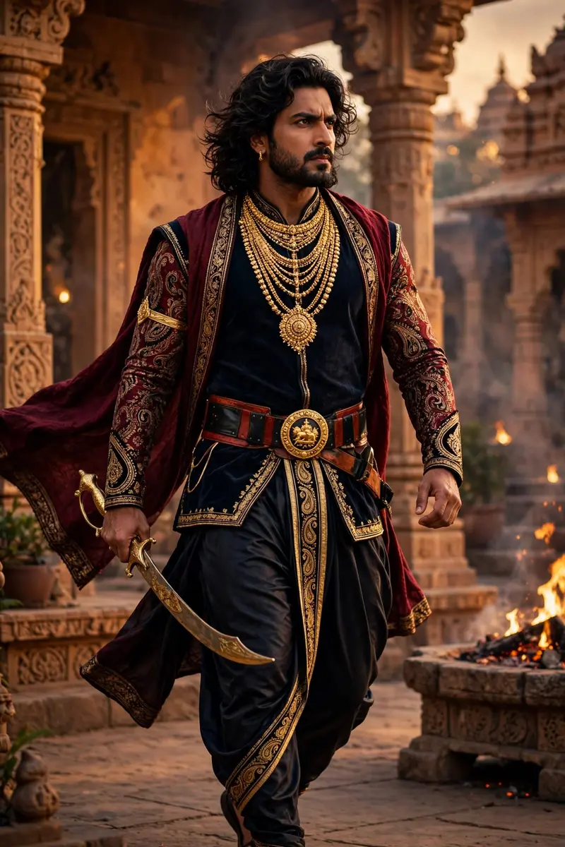 Regal Indian Warrior-Prince