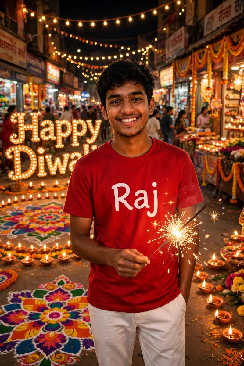Portrait of an 18-Year-Old Indian Boy Named Raj