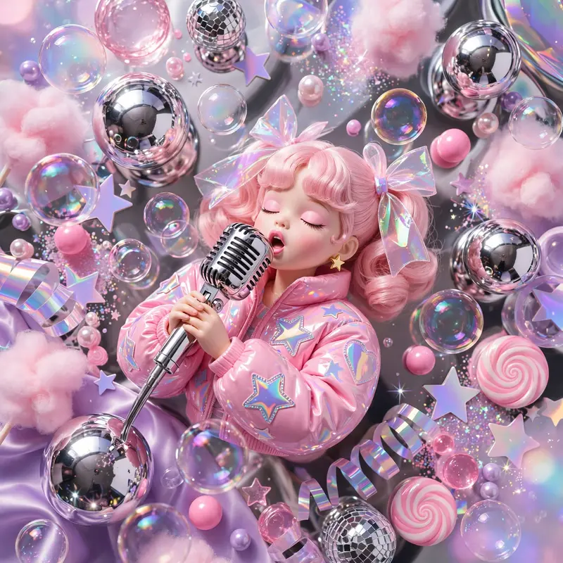 Holographic Sticker Book