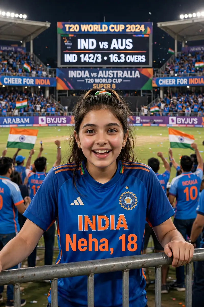 T20 World Cup Girl Fan
