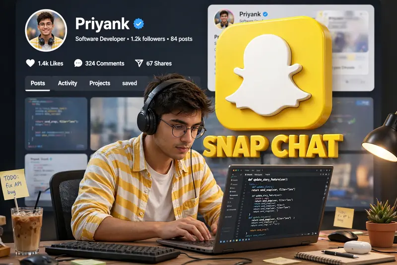 Snapchat 3D Illustration Boy