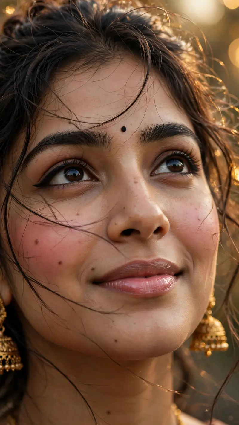 Extreme Macro Close-Up Portrait Prompt