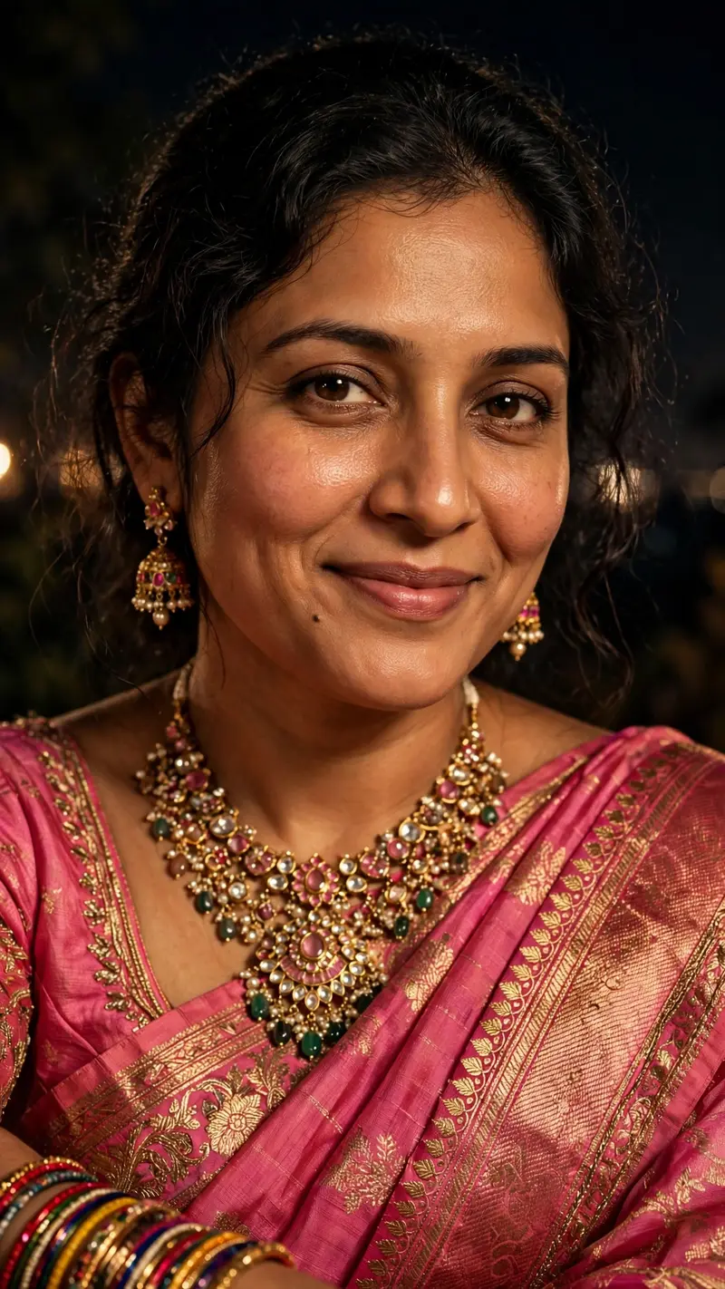 Saree Face Swap Two-Photo Prompt